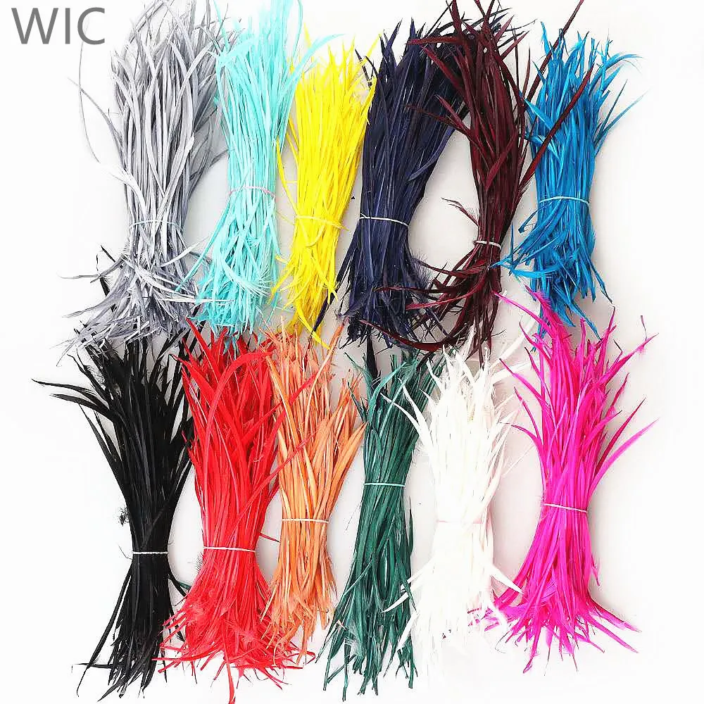Wholesale Price 12-18cm Dyed Color DIY Loose Stripped Goose Biot Feathers Garments Dresses for Crafts Costume Decoration