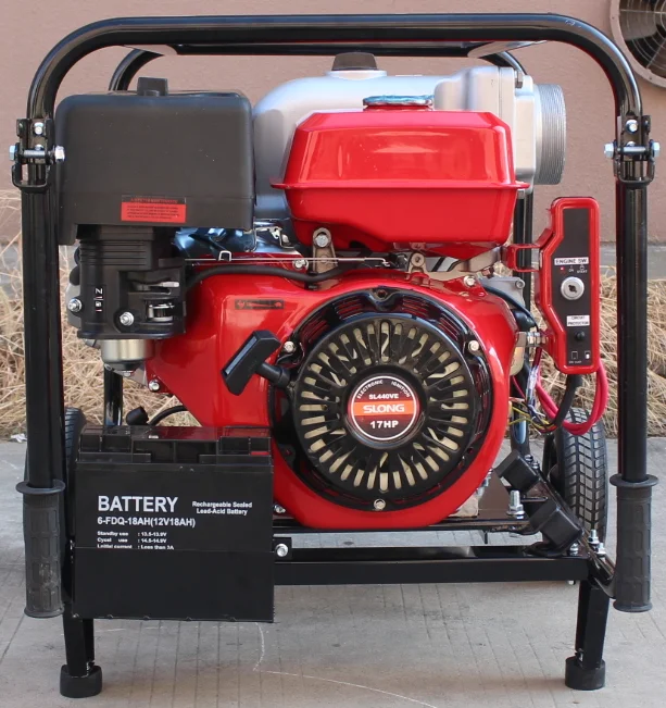 Hot sell Slong WP40ME 4 inch 100mm gasoline mud Pump trash water pump