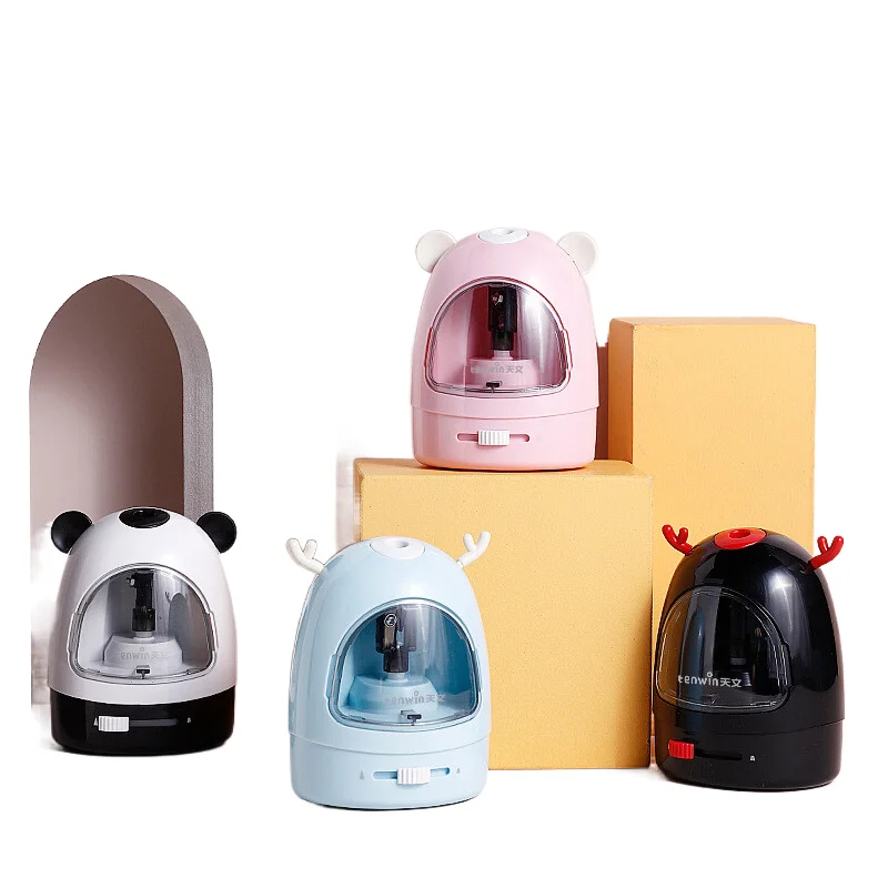 Профессиональная пластиковая электрическая точилка для карандашей для детей