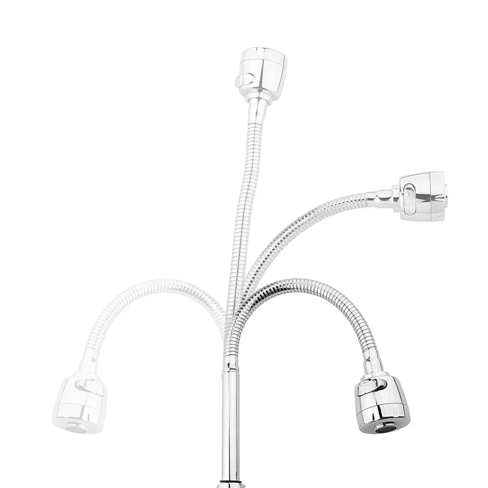 Kitchen Faucet Fittings 360 Degree Flexible Rotation Aerator Water Saving with SS Hose