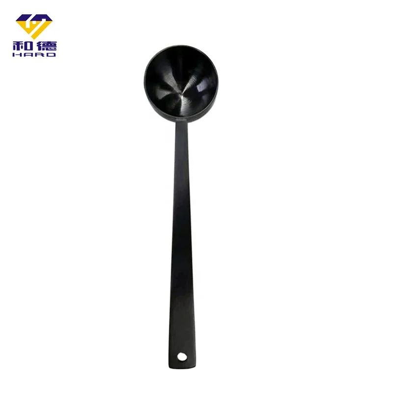 10 ml Stainless Steel Black Measuring Spoon with Brush