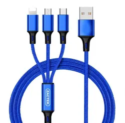 Wholesale Type C Data Cable 3 in 1 Fast USB Charging Cable