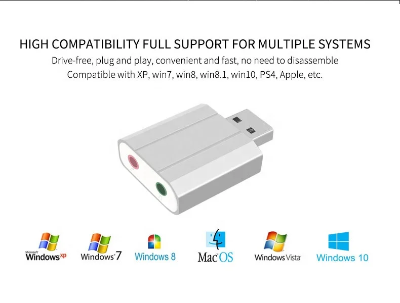  MAONO USB 2 0 высокогибкий стерео звуковой адаптер для настольных