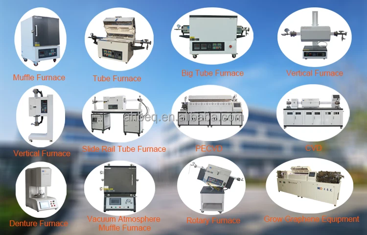 1200C Laboratory CVD Vacuum Quartz Horizontal Tube Furnace