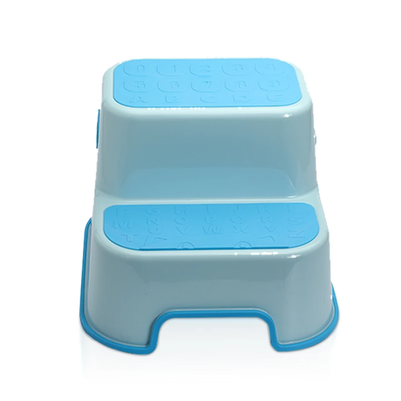 Household Light Weight Plastic Folding Step Stools Non Slip Plastic Kids Toilet Stool