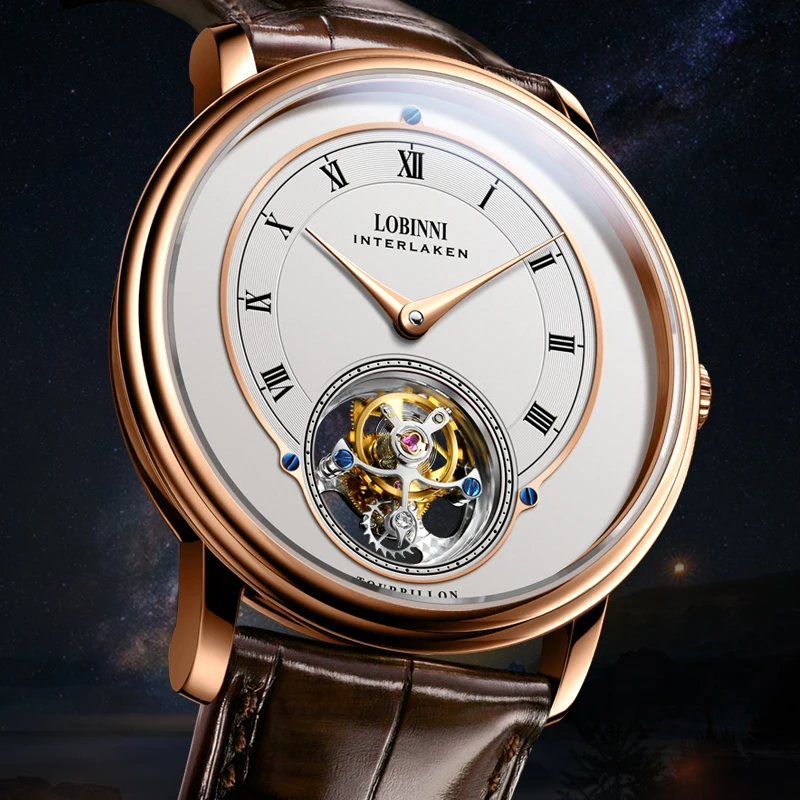 Хорошее качество montre tourbillon Чайка движение настоящая часы для мужчин ручные механические