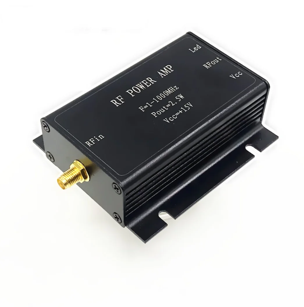 Black 2.5W 1-1000MHz Radio Frequency Power Amplifier RF Power Amplifier