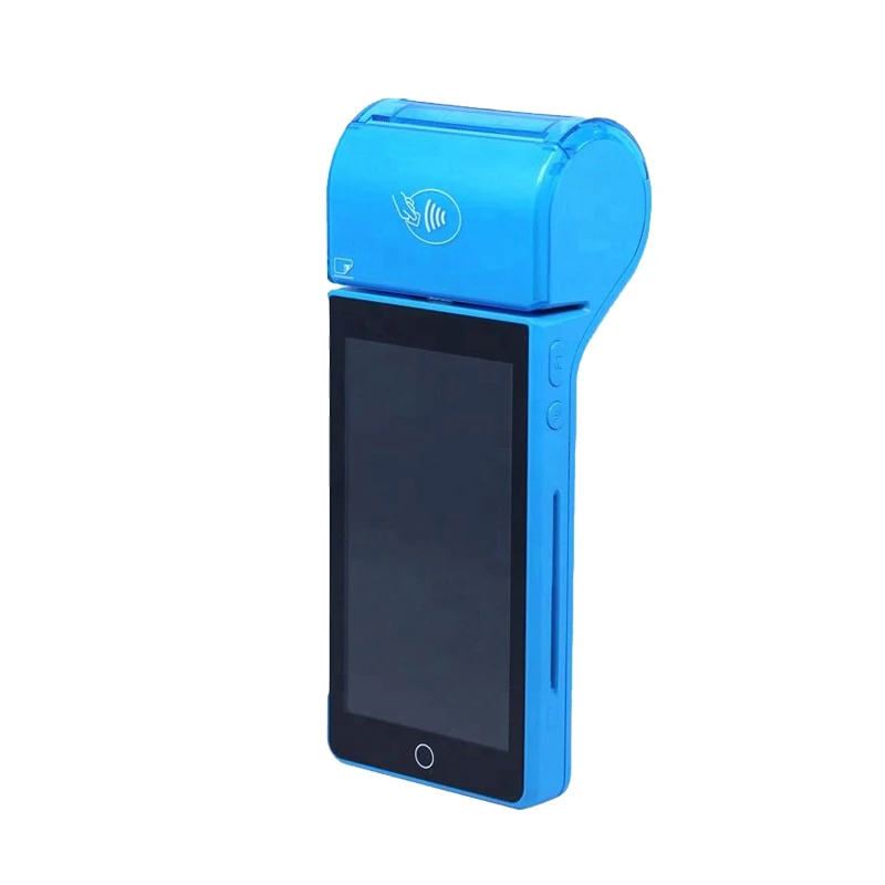 T1 Financial Pos Handheld 5.0 inch Touch Screen Handheld Pos Terminal Price Point of Sale Smart Pos Machine System Android Termi