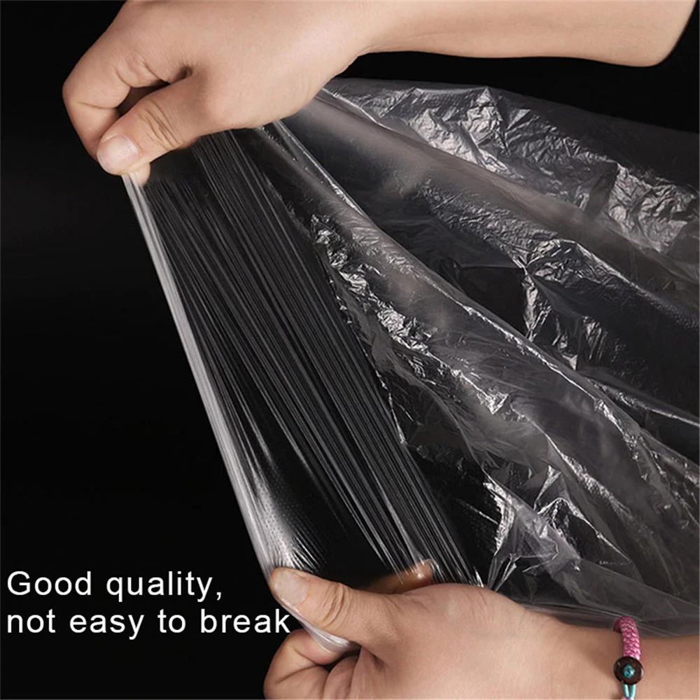 100pcs Disposable Car Soft Seat Cover Plastic Universally Waterproof Care Cleaning Beauty Repair Protective Cover