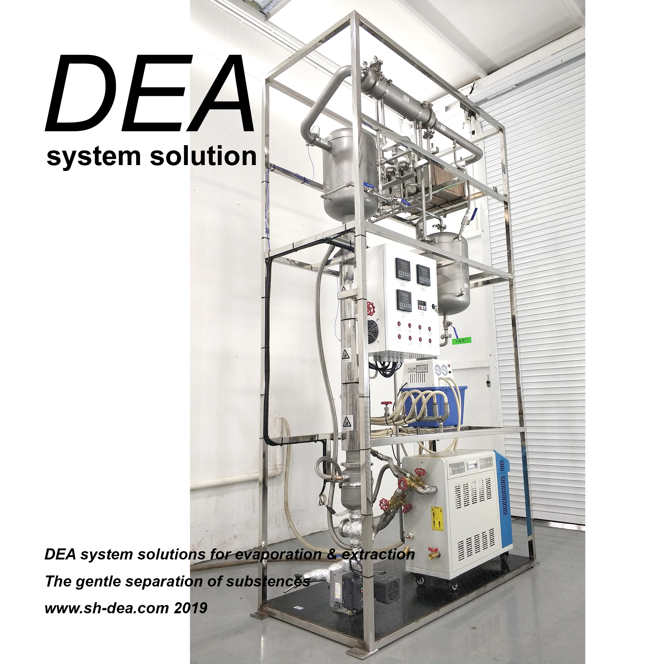 DEA-FM-40 Изготовление по индивидуальному заказу экстракт концентрированный испаритель для одного вида воздействия падающих пленки оборудование испарения