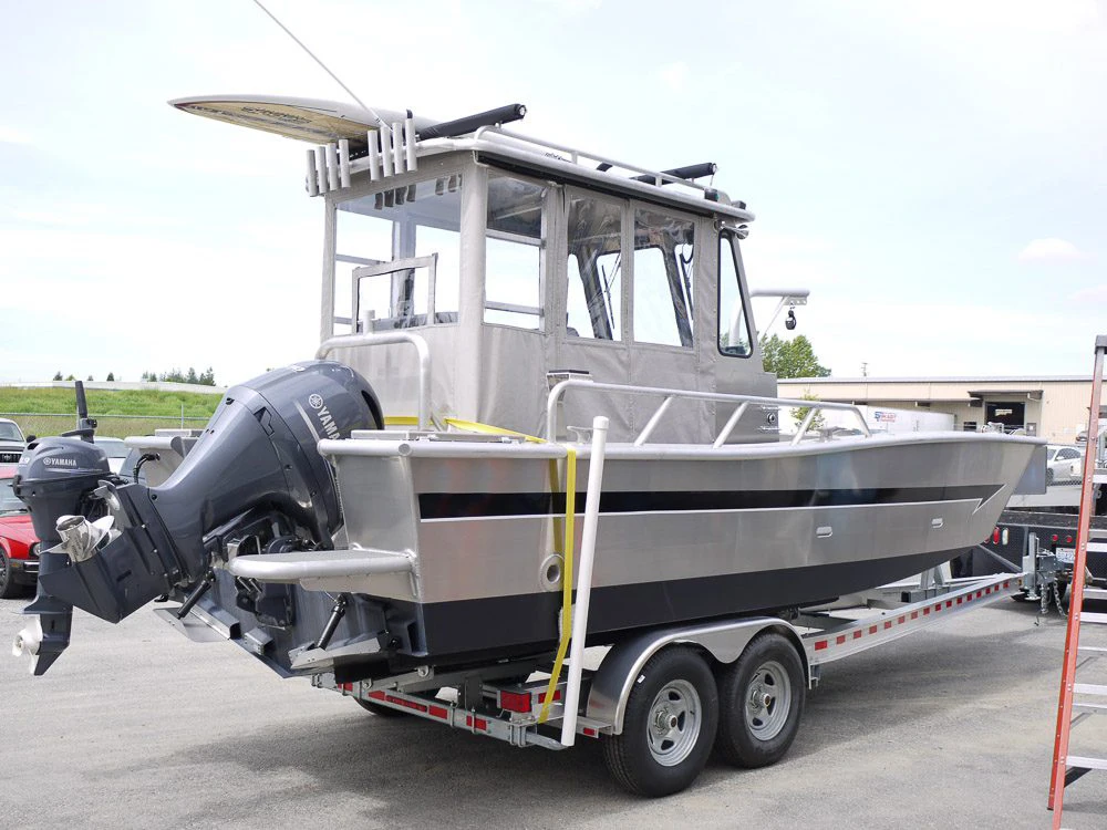 2022 23ft экономичная Рабочая Лодка на заказ с центральной консолью, твердая посадочная площадка на продажу