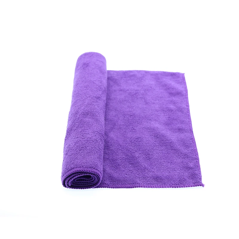 420gsm 40x60cm Sanded fabric car wash microfiber towels strong water absorption blue/purple/grey car cleaning cloth