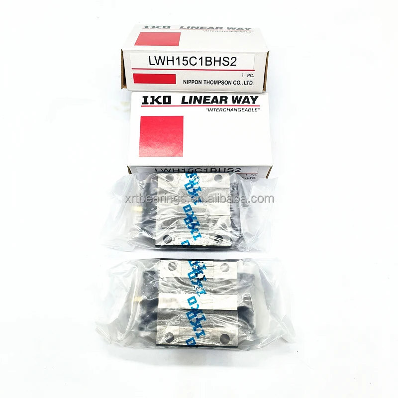 Original IKO Ball Block LWH15 LWH20 LWH25 LWH30 LWH35 LWH45 LWH55 Slider Bearing Carriage Linear Guide Rail 3D Print CNC Machine