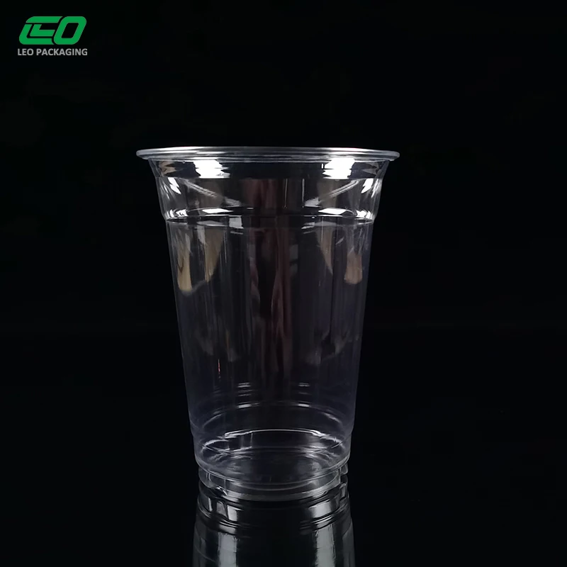 12oz 380ml strawless lid 16oz pet cup with strawless lid cover