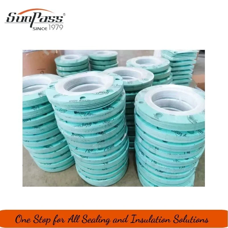 Hot Selling For Chemicals Industry Good Pressure Resistance Supplier Seal Ring Iso Tank Manlid PTFE Spiral Wound Gasket