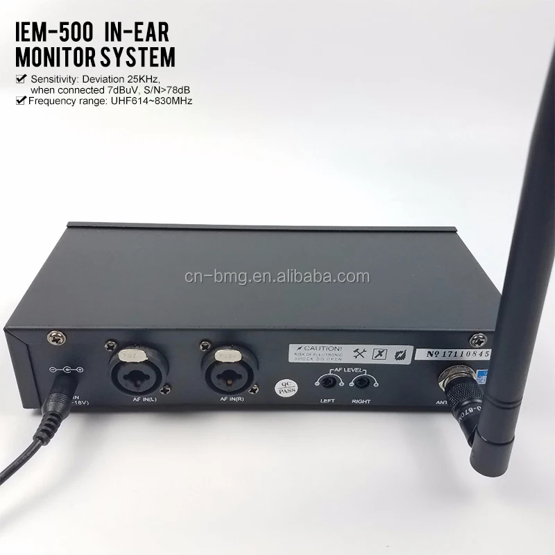  IEM-500 система УВЧ ушного монитора мониторинга на сцене студия записи 300iemg2 G2 2 приемника +