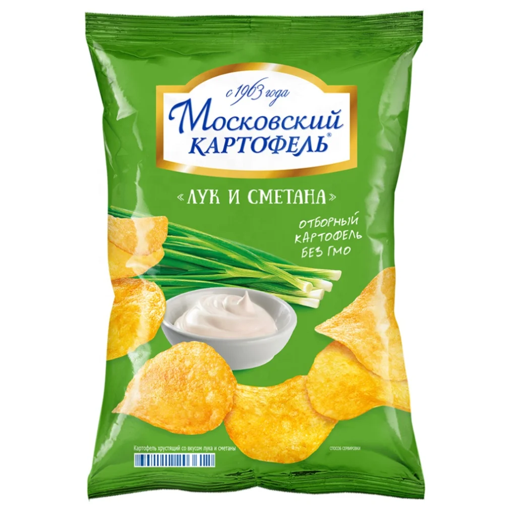 
Moskovskiy Kartofel Potato Chips Bulk (Onion and Sour Cream) 