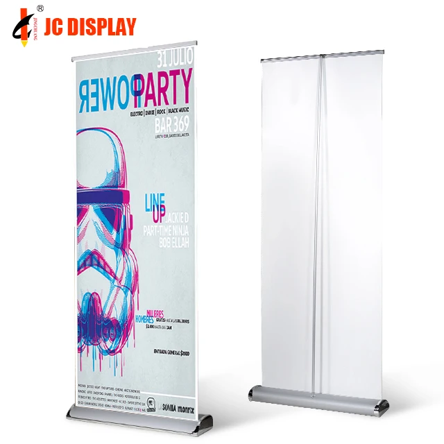 Roll up Display Standee Retractable Banners for Trade Show Portable advertising banner Lifting roll up banner stand aluminium