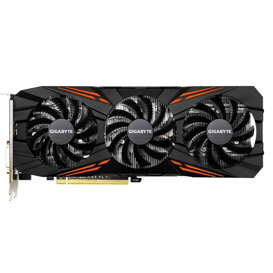 Used Original Full Tested for GIGABYTE GeForce GTX 1070ti 8G GDDR5 Graphics Cards GTX1070TI