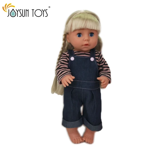15 Inch Girl Doll with Hair Realistic Baby My First for Infants Toddlers