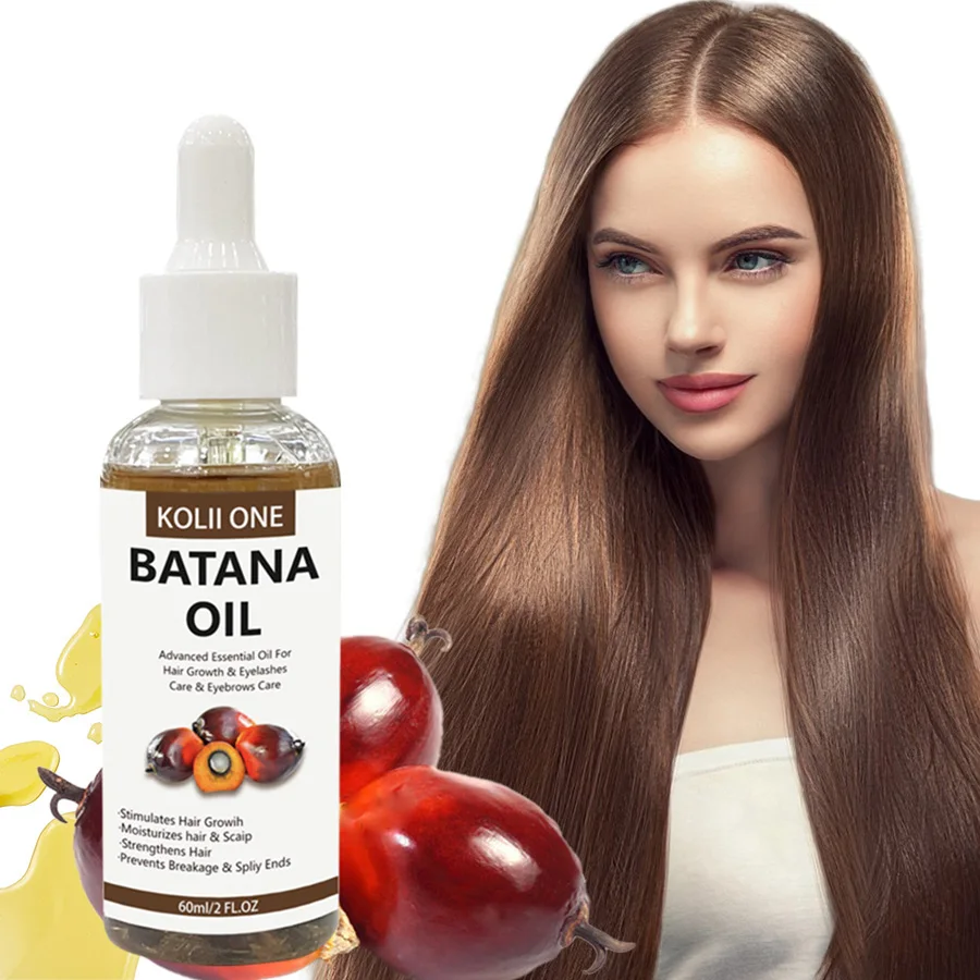 OEM Organic bulk raw materials Batana Hair Growth Oil Serum Anti hair loss treatment Batana oil for hair growth