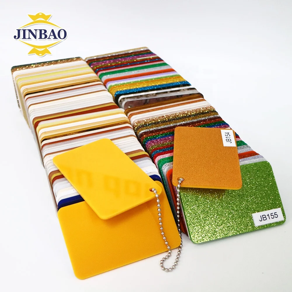 JINBAO 4x8 10mm 30mm 40mm clear thick PMMA plastic acrilico board acrylic perspex manufacturer mdf cast glitter acryl sheet