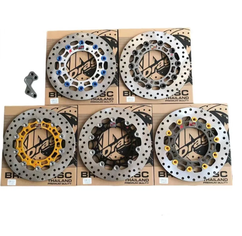 Подходит для NMAX NVX155 передний дисковый тормозной диск CNC плавающая Модифицированная тормозная колодка 260 мм 10PIN