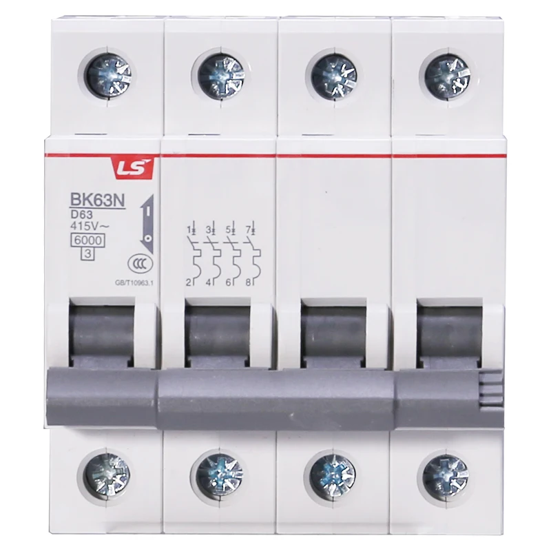100% автоматический выключатель newLS mcb, серия BK63N, хорошая цена, улучшенный интеллектуальный выключатель bkn