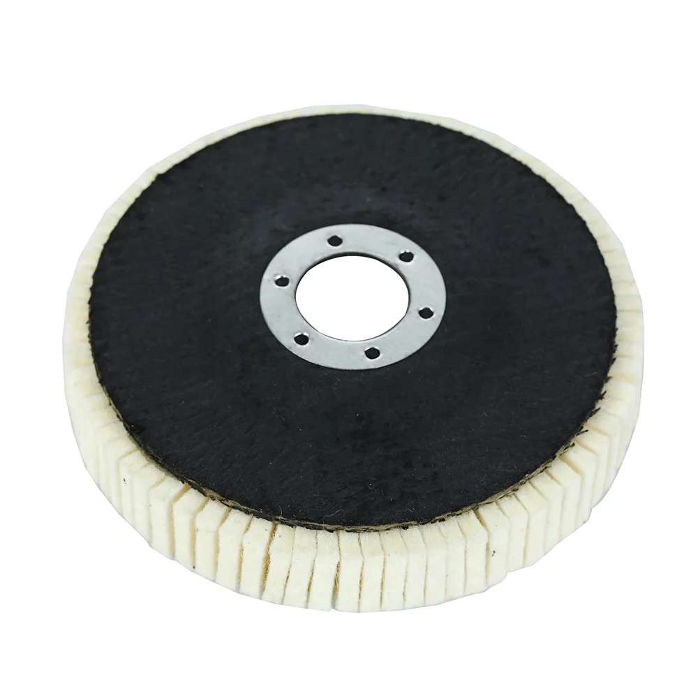 
Factory Wholesale Thread Wool Felt Polishing Wheel 125mm hard Felt grinding wheel 