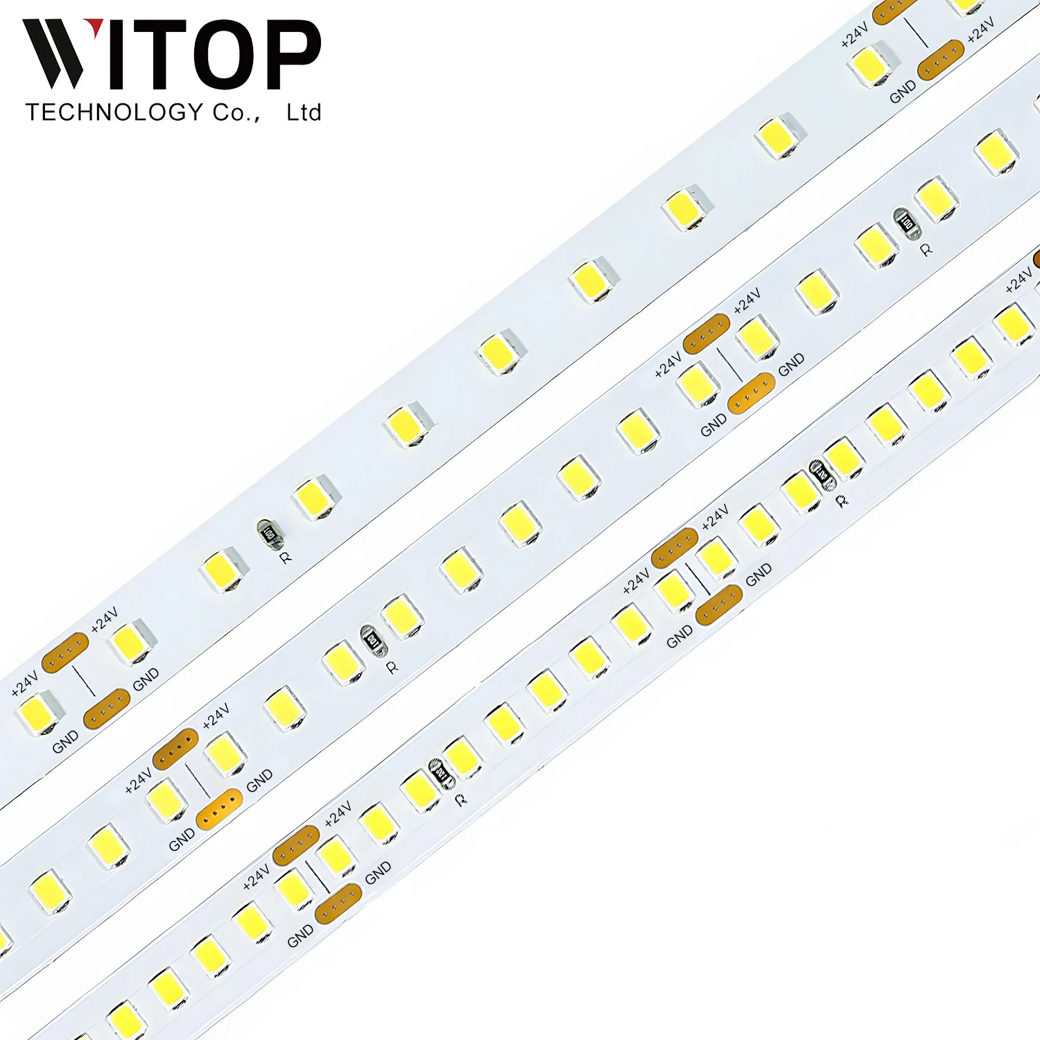 High Efficiency 2835 90 144 198 252leds  210LM/W 2700K 3000K 4000K 6000K 24v led strip light 2835 High luminous 9LED cut