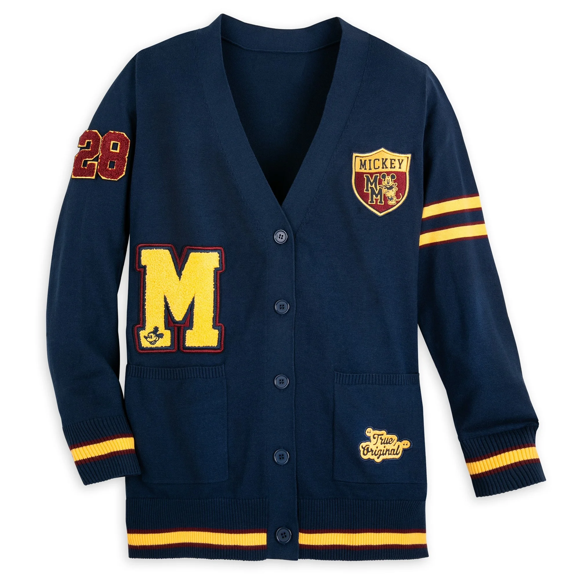 Wholesale Factory Custom School College Patch Chenille Embroider Cardigan Uniform HBCU Letterman Stripe Knit Outfit Sweater