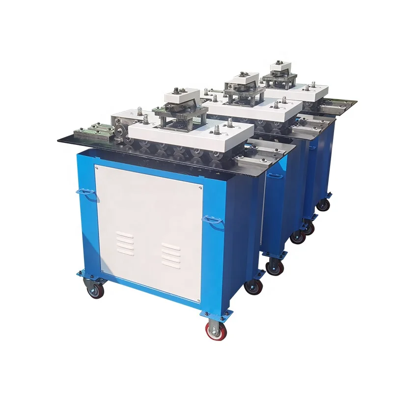 16 gauge multi-function air tube snap hvac duct sheet metal Pittsburgh lock making seamer former forming lockformer machine