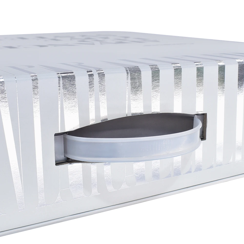 Custom Big Gift Boxes Packaging For Led Light Speakers Furniture And Eva Tray With High Quality White Luxury Large Magnetic Box