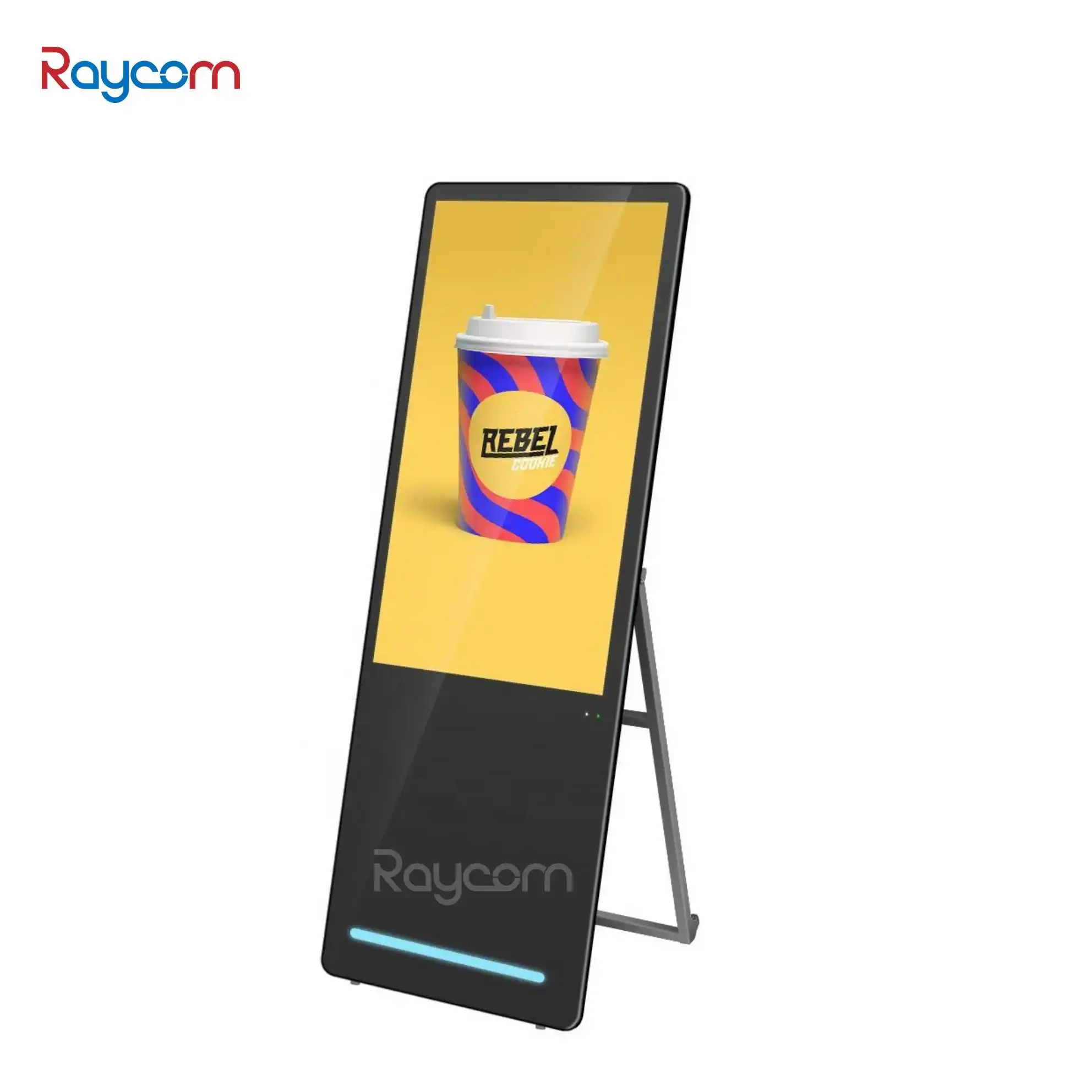 Raycom 40 Inch Digital LCD Touch Screen Kiosk Portable Restaurant Mobile Display Hot Promotion Shopping Malls Elevators SDK