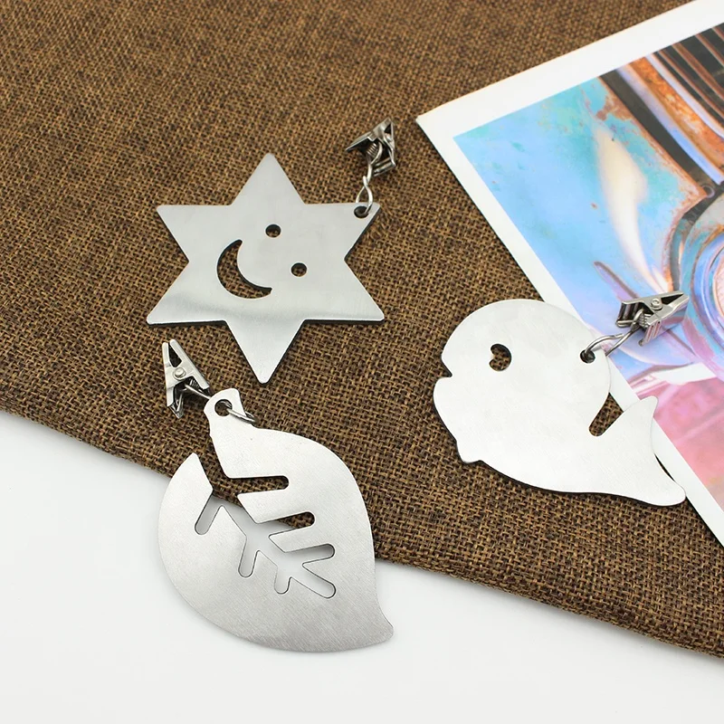 Custom Design Animals Tablecloths Pendant Clamp Stainless Steel Table Cloth Weight