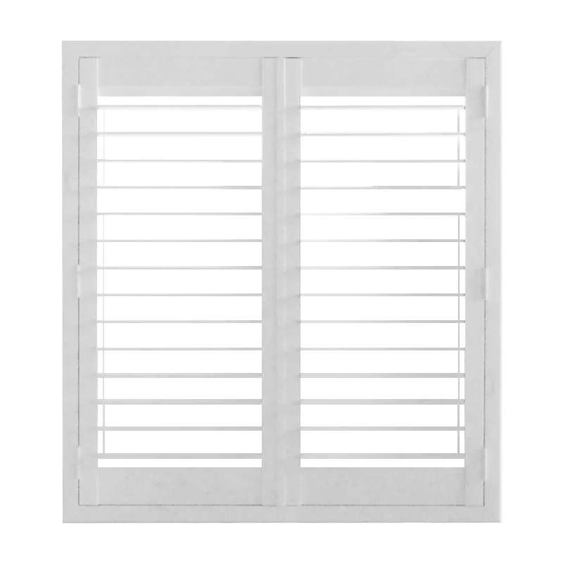 Custom Shaped Window Shutters Exterior Basswood Plantation Shutter Waterproof Pvc Louver Outdoor Plantation Shutters