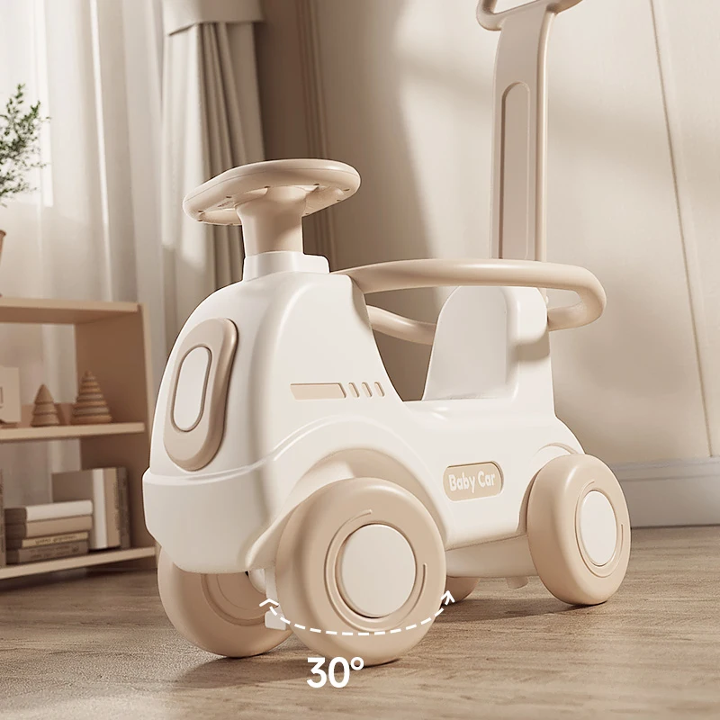 newest kindergarten Multipurpose trampoline home use car rocker kids plastic rocking horse toy with plush and balance board