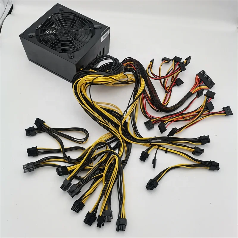 Блок питания 1800 Вт 2000 2400 2600 ATX PSU для видеокарты Pico Asic ...