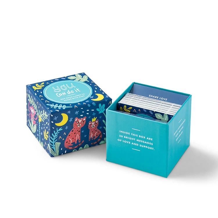 Customized 300gsm paper material thank you pop open cards