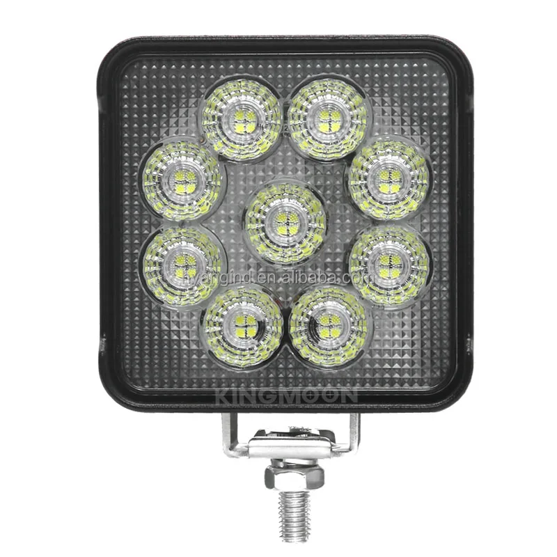 4.6inch round Emark R10 high output LED work light 12V 24V flood with thermo sense