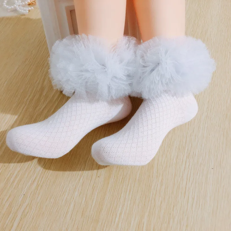 Wholesale adult dancing performance school lace classic coloured ankle lays socks kids