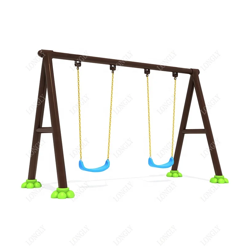 Factory price children swings outdoor play set equipment