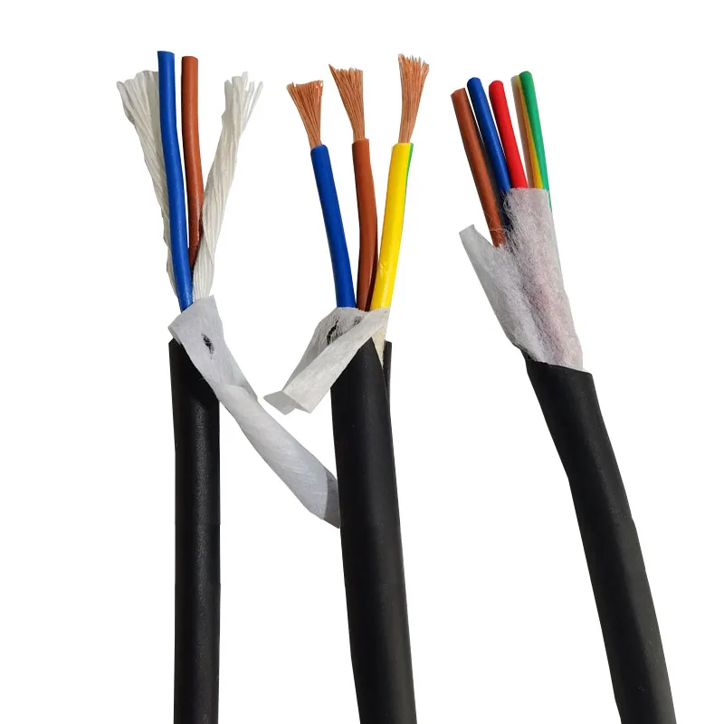 TRVV High flexible tow chain cable 6 8 10 12 14 16 20 core 0.2 0.3 0.5 square bending cable