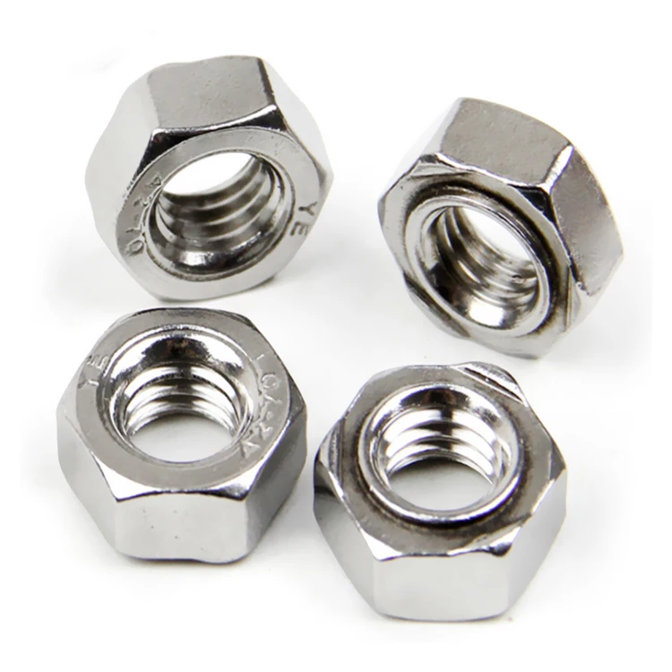 DIN 929 Hexagon Weld Nuts 304/316 Stainless Steel Carbon Steel Weld Hexagon Nuts