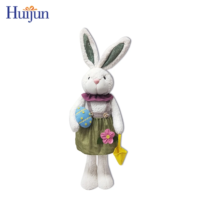 Wholesale 2022 Easter decoration bunny Rabbit doll for new spring product innovative product Standing Ornament Baby Gift For Kid