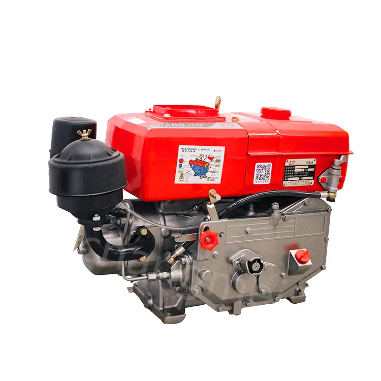 R180 R190 Single Cylinder Diesel Engine 8hp 10hp Water Cooled Electric Start Tractors Diesel Engine