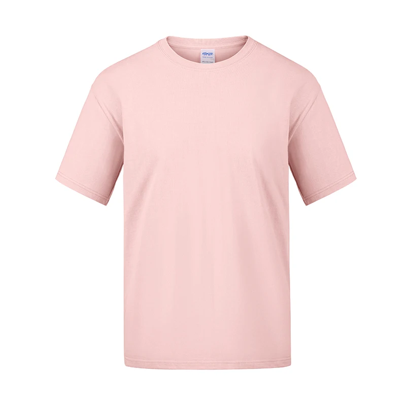 Custom 260 grams organic cotton unisex t shirt 100% cotton heavy t shirt