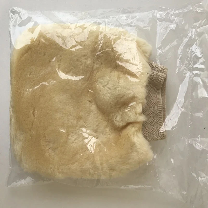 wholesale sheepskin wash pad/Car care products wash mitts