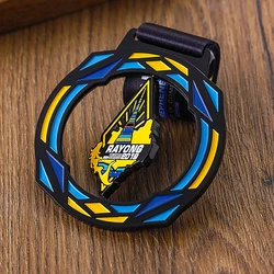 HSQ factory zinc alloy customize Sports Award finisher winner champion 3d Gold Silver Bronze metal Medal Custom Medal