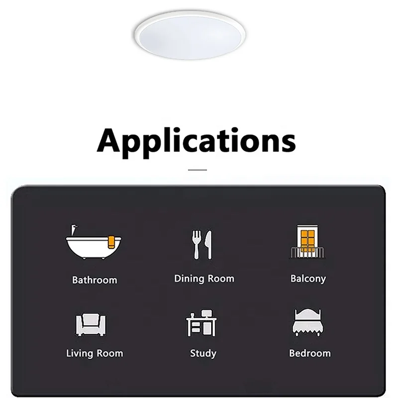 
Factory Price High Quality 3 Year Warranty Paten Lock Easy Install SAA Oyster Light LED Ceiling Light 